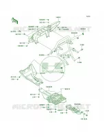 Guards voor Kawasaki Brute Force 750 4x4i Hardwoods Green HD 2005