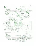 Labels voor Kawasaki Brute Force 750 4x4i Hardwoods Green HD 2005