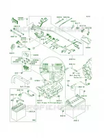 Chassis Electrical Equipment voor Kawasaki Teryx 750 FI 4x4 2012