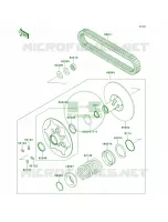 Driven ConverterDrive Belt voor Kawasaki Teryx 750 FI 4x4 2012