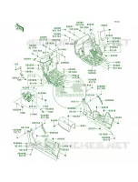 Frame FittingsFront voor Kawasaki Teryx 750 FI 4x4 2012