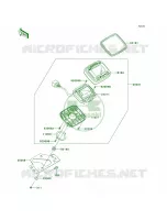 Meters voor Kawasaki Teryx 750 FI 4x4 2012