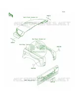 ReflectorsCN voor Kawasaki Teryx 750 FI 4x4 2012