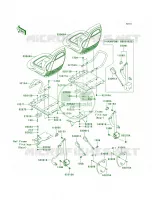 Seat voor Kawasaki Teryx 750 FI 4x4 2012