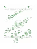 Transmission voor Kawasaki Teryx 750 FI 4x4 2012
