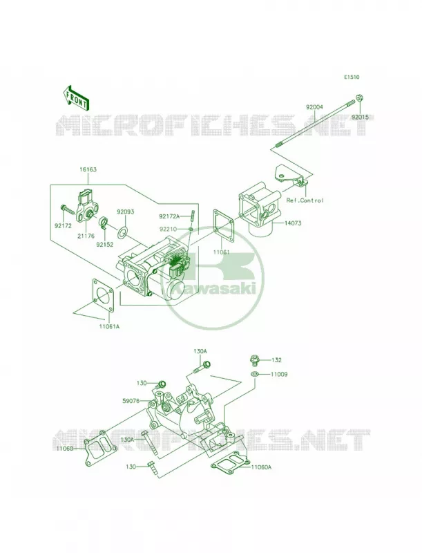 Throttle Kawasaki MULE 620 2014 Mule 4000  KAF620PEF