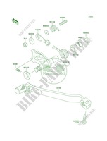 Gear Change Mechanism voor Kawasaki KLX250S 2011
