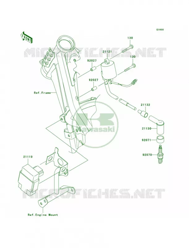 Ignition System Kawasaki MOTOS 140 2010 KLX140  KLX140AAF