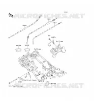 CABLES voor Kawasaki KEF300 1997