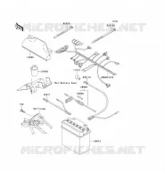 CHASSIS ELECTRICAL EQUIPMENT voor Kawasaki KEF300 1997