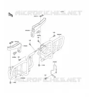 FOOTREST voor Kawasaki KEF300 1997