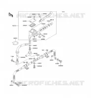 FRONT MASTER CYLINDER voor Kawasaki KEF300 1997