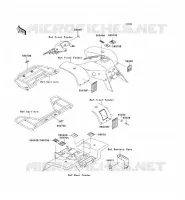 LABELS voor Kawasaki KEF300 1997