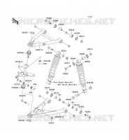 SUSPENSION voor Kawasaki KEF300 1997