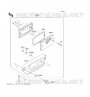 TAILIGHT(S) voor Kawasaki KEF300 1997