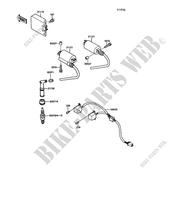IGNITION COIL voor Kawasaki GPZ500S 1991