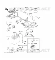 CHASSIS ELECTRICAL EQUIPMENT voor Kawasaki VN1500 CLASSIC 1997