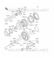 CLUTCH voor Kawasaki VN1500 CLASSIC 1997