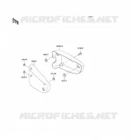 SIDE COWLING voor Kawasaki VN1500 CLASSIC 1997