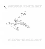 SWINGARM voor Kawasaki VN1500 CLASSIC 1997