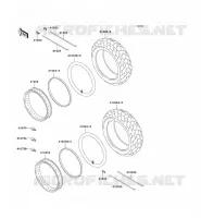 TIRES voor Kawasaki VN1500 CLASSIC 1997