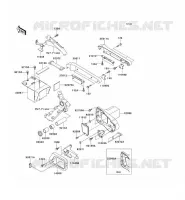 BATTERY BRACKET voor Kawasaki VN1500 CLASSIC 1998