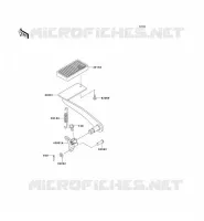 BRAKE PEDAL   TORK LINK voor Kawasaki VN1500 CLASSIC 1998