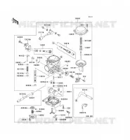 CARBURETOR voor Kawasaki VN1500 CLASSIC 1998