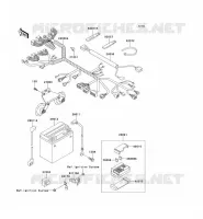 CHASSIS ELECTRICAL EQUIPMENT voor Kawasaki VN1500 CLASSIC 1998