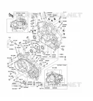 CRANKCASE(S) voor Kawasaki VN1500 CLASSIC 1998