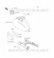 LABELS voor Kawasaki VN1500 CLASSIC 1998
