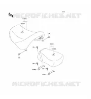 SEAT voor Kawasaki VN1500 CLASSIC 1998