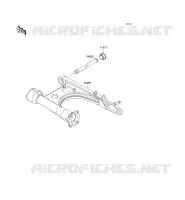 SWINGARM voor Kawasaki VN1500 CLASSIC 1998