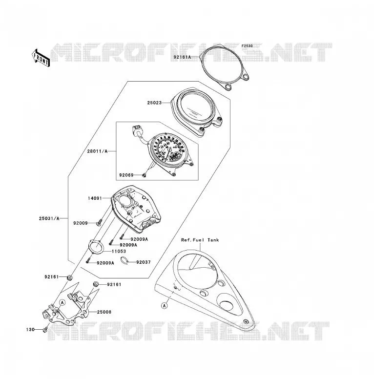 METERS Kawasaki MOTOS 2000 2009 VN2000 CLASSIC  VN2000H9F