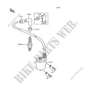 IGNITION COIL voor Kawasaki AR50 1992