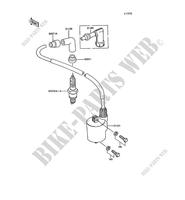 IGNITION COIL voor Kawasaki AR50 1990