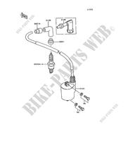IGNITION COIL voor Kawasaki AR50 1991