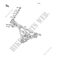 CHASSIS voor Kawasaki GPX250R 1989