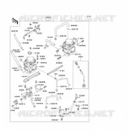 CARBURETOR voor Kawasaki ZZR250 2001