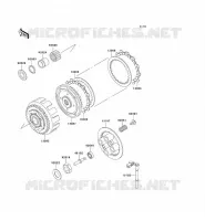 CLUTCH voor Kawasaki ZZR250 2001