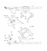 COWLING voor Kawasaki ZZR250 2001