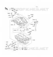 CRANKCASE(S) voor Kawasaki ZZR250 2001