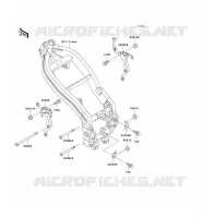 ENGINE MOUNT voor Kawasaki ZZR250 2001