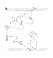 IGNITION SYSTEM voor Kawasaki ZZR250 2001