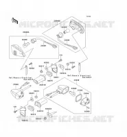 INDICATORS voor Kawasaki ZZR250 2001