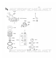 OIL PUMP voor Kawasaki ZZR250 2001