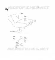 SEAT voor Kawasaki ZZR250 2001