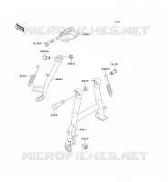 STAND voor Kawasaki ZZR250 2001