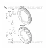 TIRES voor Kawasaki ZZR250 2001