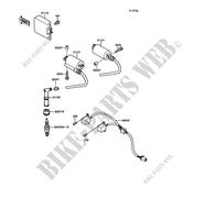 IGNITION COIL voor Kawasaki GPZ500S 1989